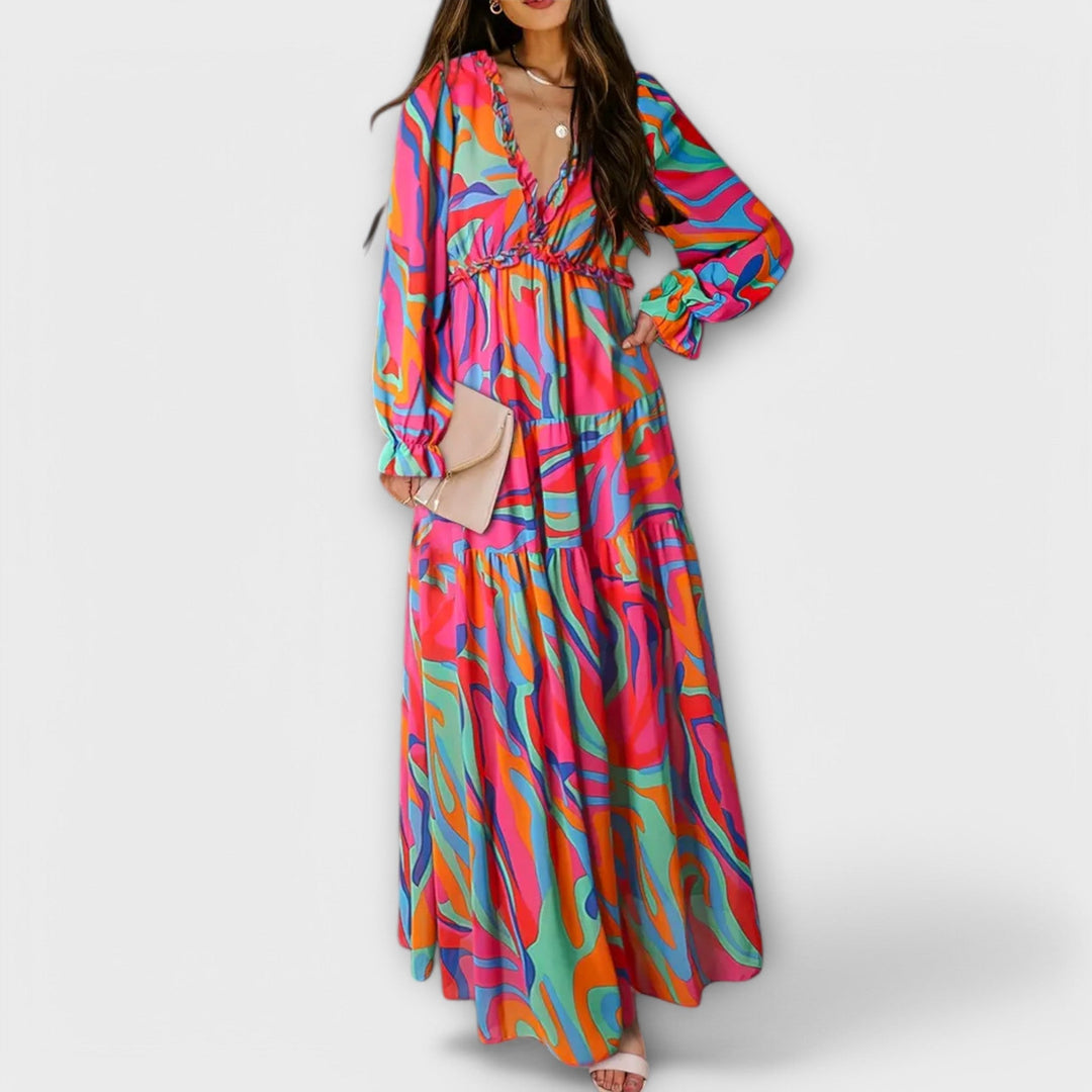 Francesca™ | Vintage Look Maxi Dress